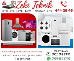 Hacılar Beyaz Eşya Tamiri – Buzdolabı Tamircisi Zeki Usta