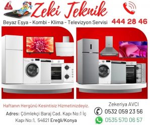 Konya/Ereğli Beyaz Eşya Tamiri – Buzdolabı Tamircisi Zeki Usta