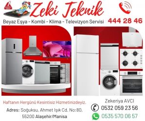 Alaşehir Beyaz Eşya Tamiri – Buzdolabı Tamircisi Zeki Usta
