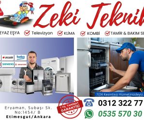 Eryaman Beyaz Eşya Tamiri – Buzdolabı Tamircisi Zeki Usta