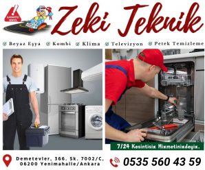 Demetevler Beyaz Eşya Servisi | 7/24 Teknik Servis