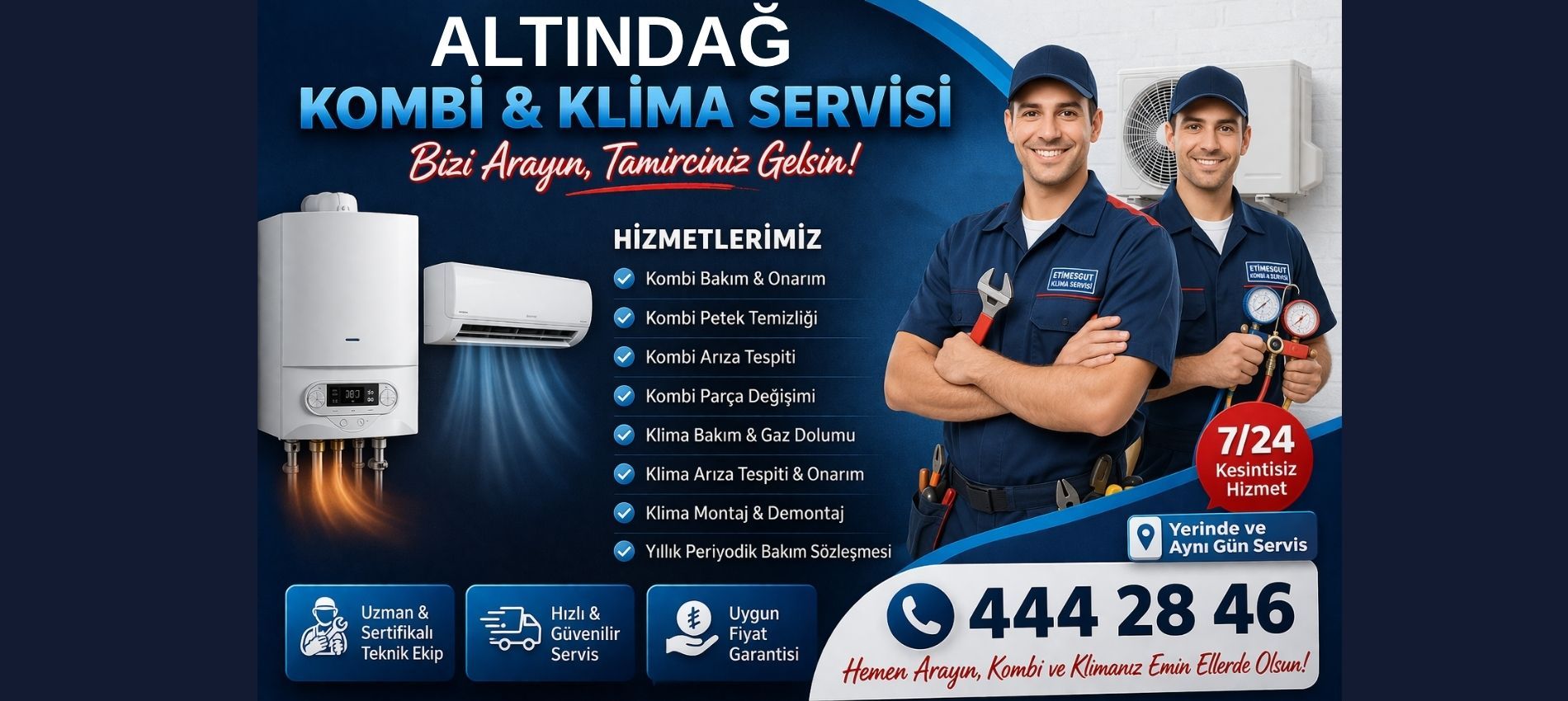 alındağ kombi servisi